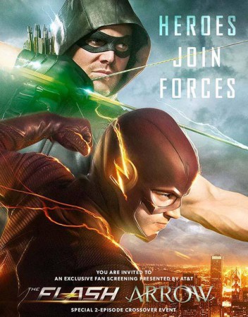 Poster Promocional de FLASH Y ARROW